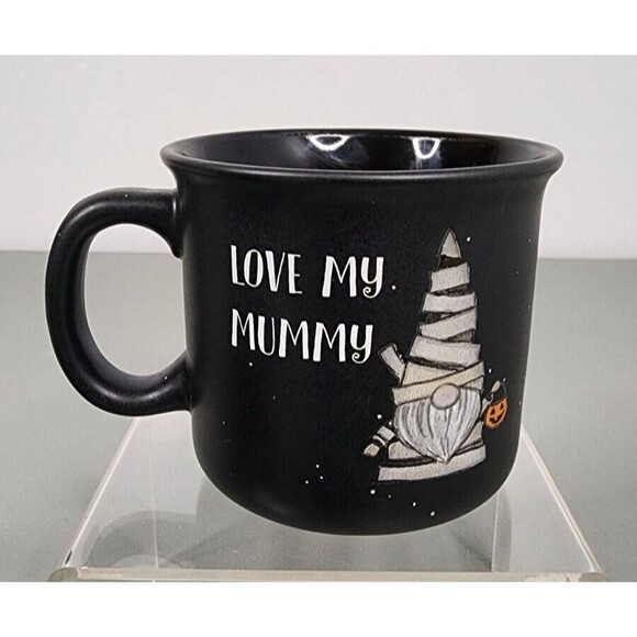 Cobwebs & Cauldrons Halloween Mummy Fuel Set Of 2 MUG Mother and child Lot Black - Picture 4 of 9